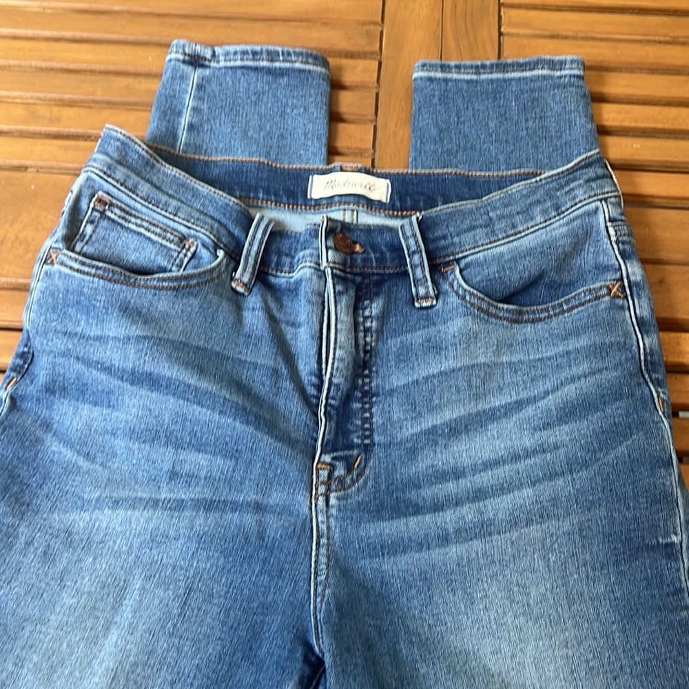 MADEWELL 10" High-Rise Roadtripper Skinny Jeans size 29 - Picture 2 of 3